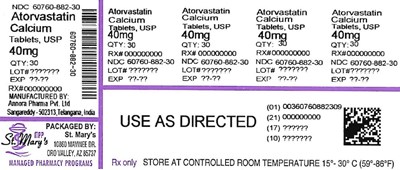 882-30 - ATORVASTATIN 60760 882 30